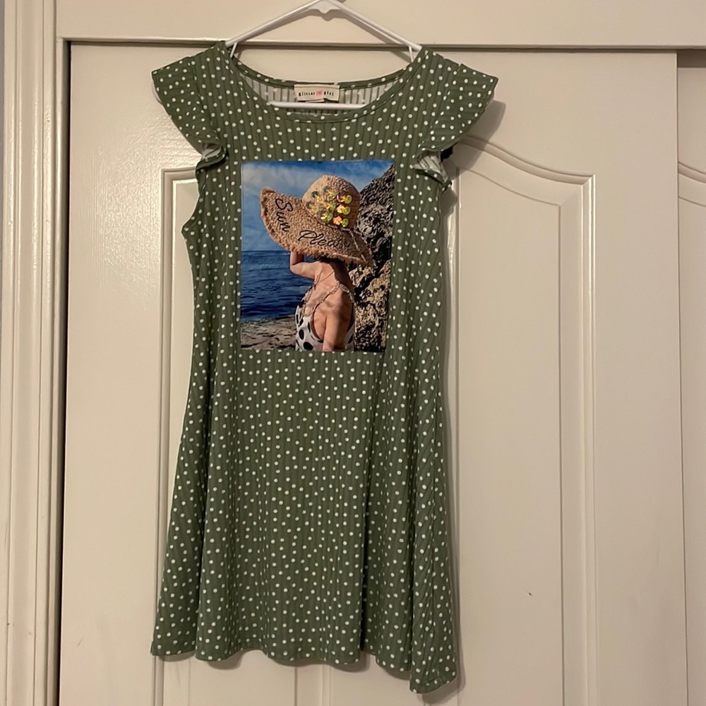Girls Sundress, size 12 in kids. Brand: Glitter girl.